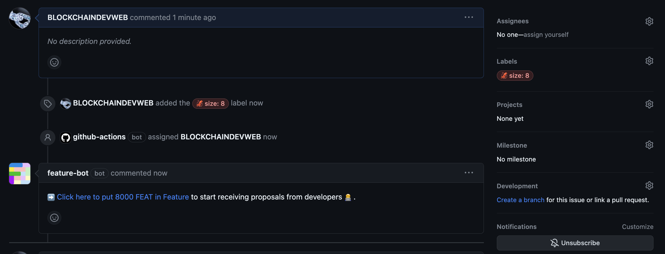 Manually create a deal with a label