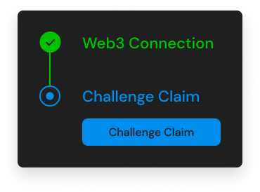Challenge claim with web3